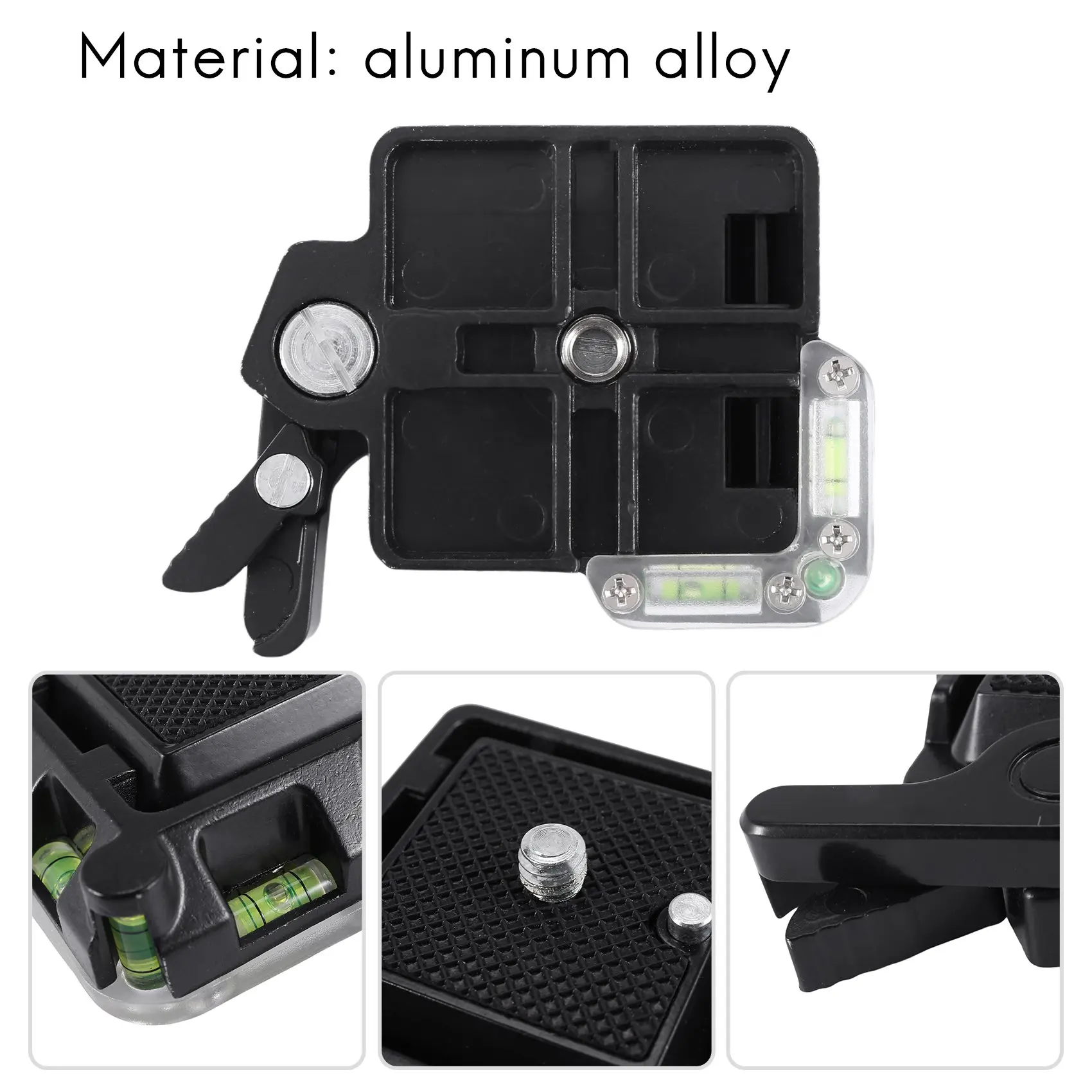 Quick Release Plate Platform Mount Base Camcorder Tripod Monopod Ball Head for DSLR Camera QR40 1/4,3/8 Screw