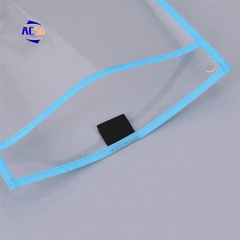 

AC56-10Pcs Transparent File Pocket Folder Sleeves Oversized Reusable Dry Erase Clear Stationery Storage Folder File Pouch