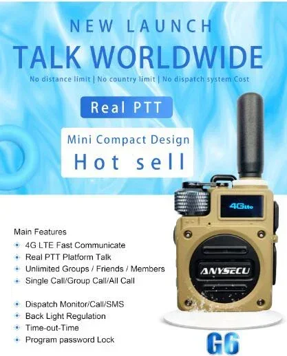 2022 New walkie-talkie 5000km Long Talk Range 4G LTE POC Network Radio Sim Card Walkie Talkie