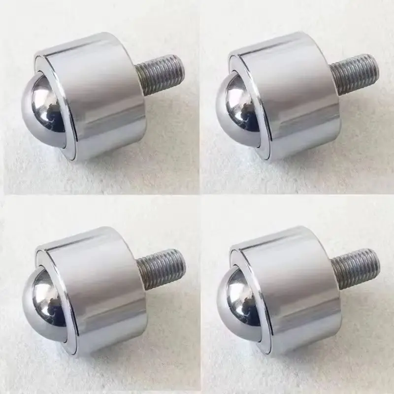 50PCS 304 Stainless Steel/Bearing Steel/Nylon Ball Universal Ball Bearing Transfer Unit Conveyor Rollers Casters Bull Eye Wheels