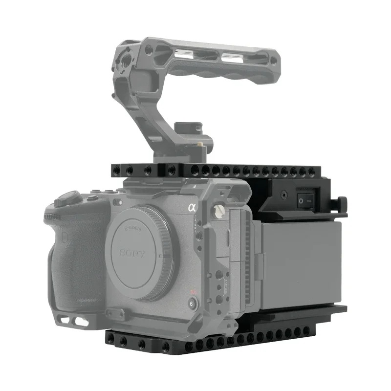 CAMVATE Expansion Module Cineback For FX3/FX30 Camera With Top And Bottom Cheese Plates