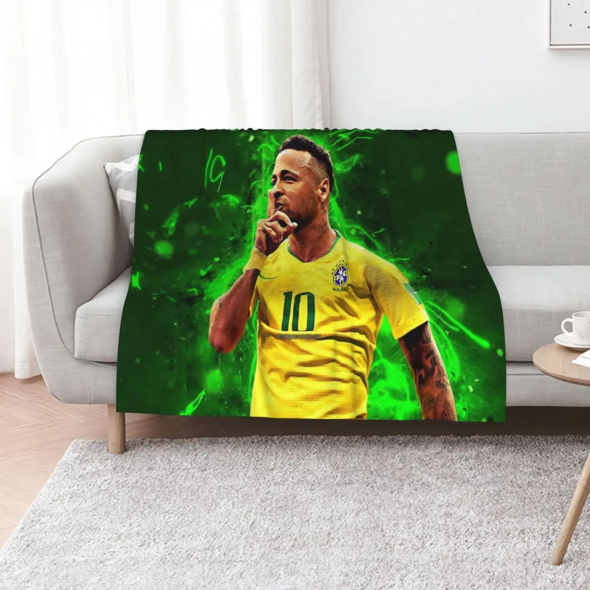 

Touch Green Throw Blanket Flannel Fabric Comforter Flannels christmas decoration Blankets