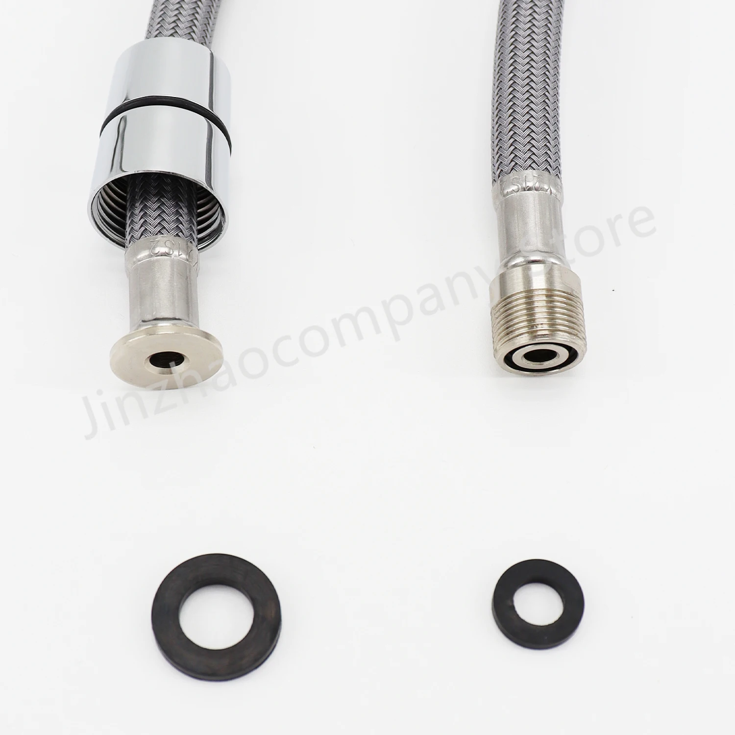 50 سنتيمتر/60 سنتيمتر/85 سنتيمتر/150 سنتيمتر/180 سنتيمتر/300 سنتيمتر F1/2 M15 * 1 صنبور خرطوم النايلون مضفر مرنة خرطوم المياه للمطبخ سحب صنبور أسود رمادي