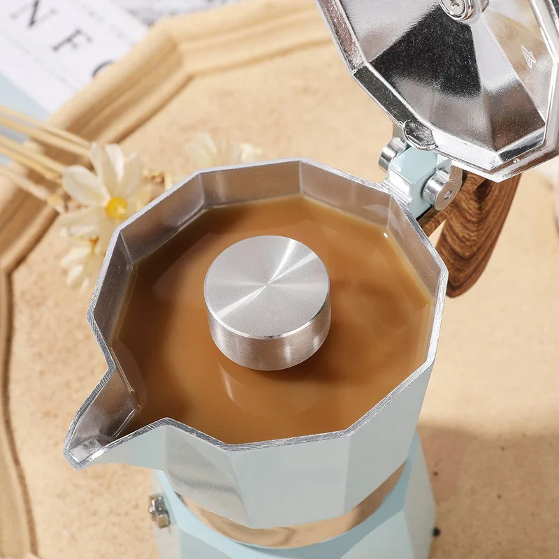 Moka Pot Anti-spray Cap Anti-splash Coffee Pot With Aluminum Splash Valve Moka Pot Spray-proof Lid Accessories