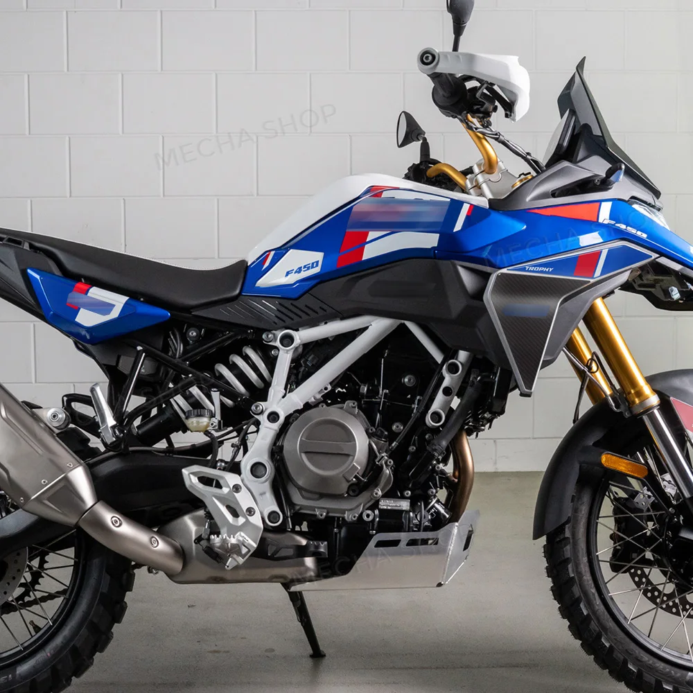 For F450GS F 450 GS 2026 Tank Mat Complete Kit Decal Waterproof Accessories 3D Resin Sticker Protection Kit