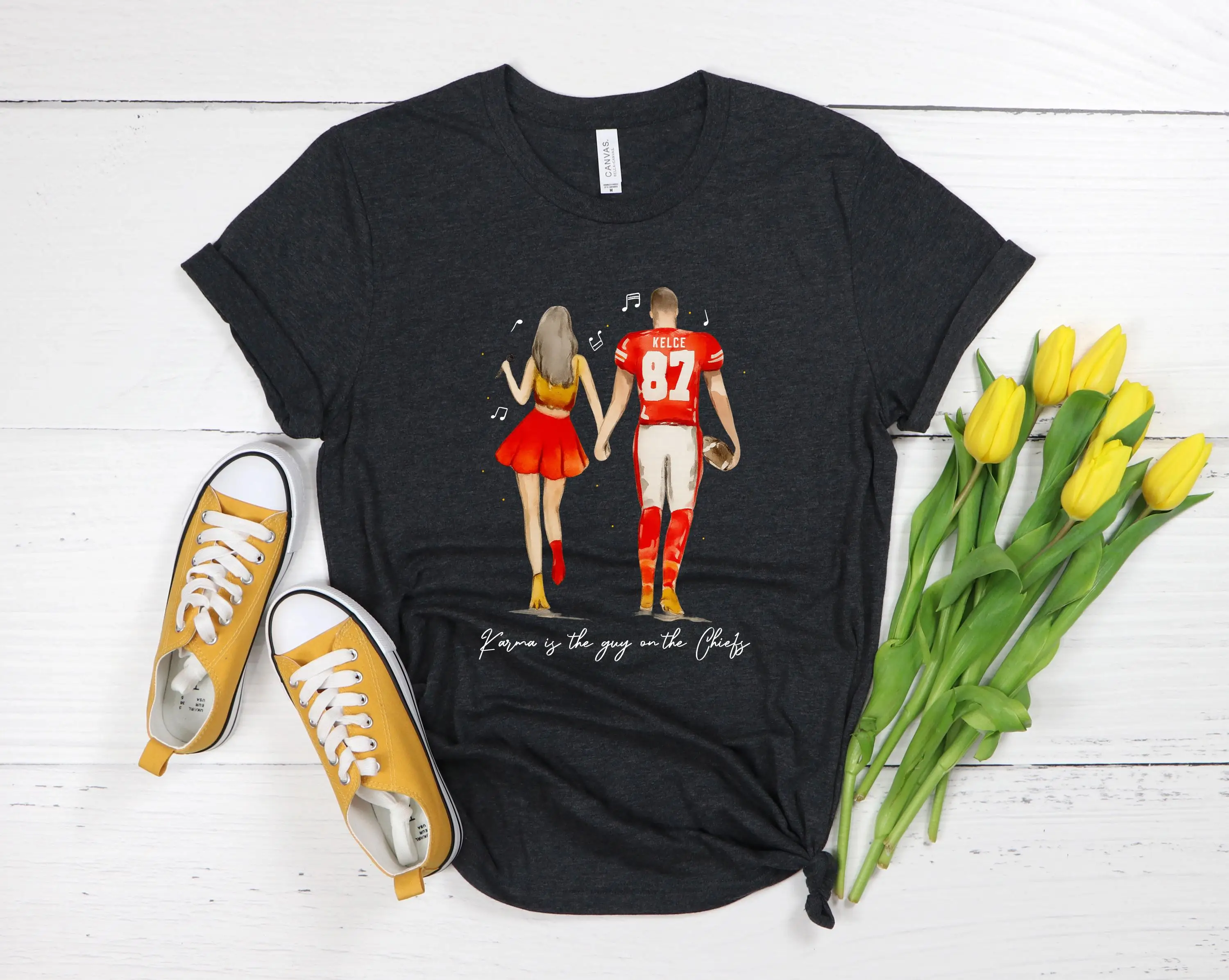 Taylor and Travis Minimalist Style Shirt, Taylor Shirt, American Football Shirt, Karma Kelce 87 Tee, Chiefs Jersey Shirt, Taylors Fiancé Tee
