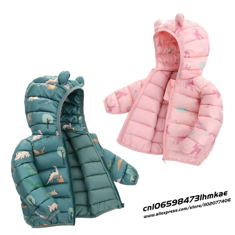 Kids Autumn Winter Jacket for Baby Warm Coat Children Cotton Outerwear Student Outdoor Baby Clothing kids winter jacket