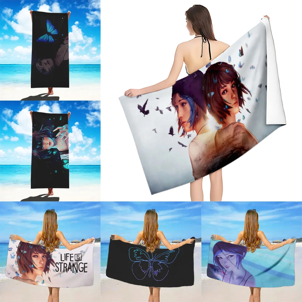 Life Is Strange Beach Towel Microfiber Sand Free Quick Dry Soft Sandproof Pool Towels Gift for Women Travel Gym Shower Camping