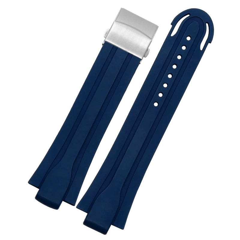 남성용 오리스 다이빙 고무 스트랩, 773 7730 F1 레이싱, 윌리엄스 스포츠 다이빙, 먼지 없는 시계 스트랩, 볼록 시계 밴드, 24-12mm