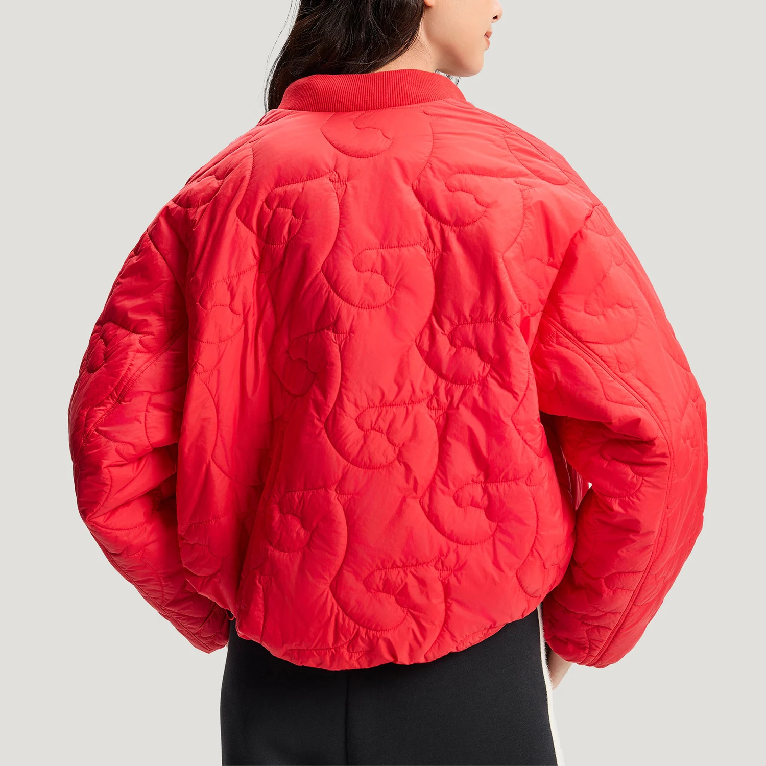 Adidas genuine winter women's new Chinese style simple classic fashionable cotton clothing KS0630