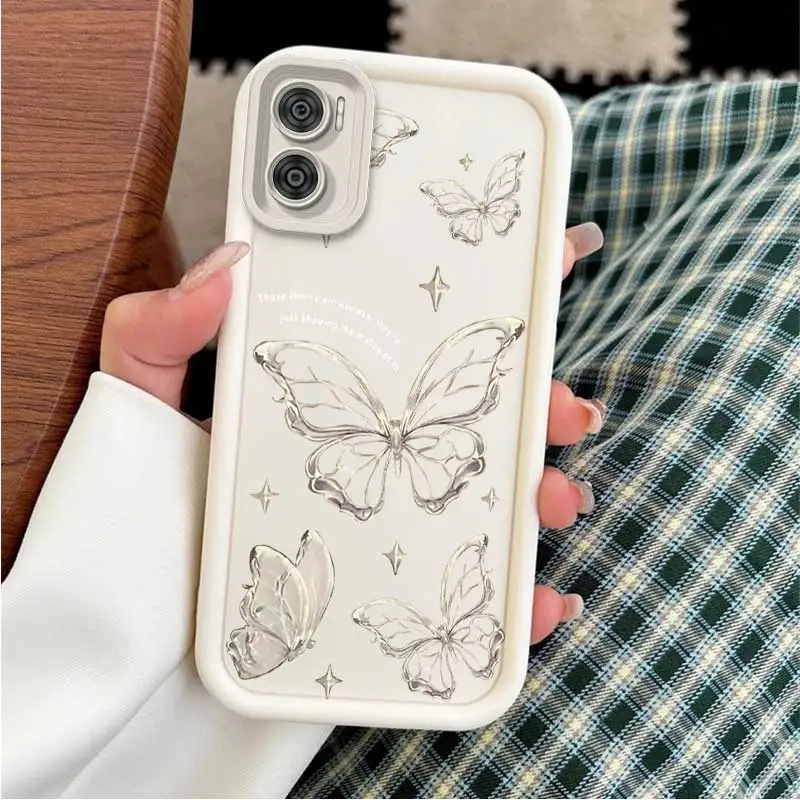 E22 Star Butterfly Sky Eye Ladder Phone Case For Motorola Moto E22 Cover