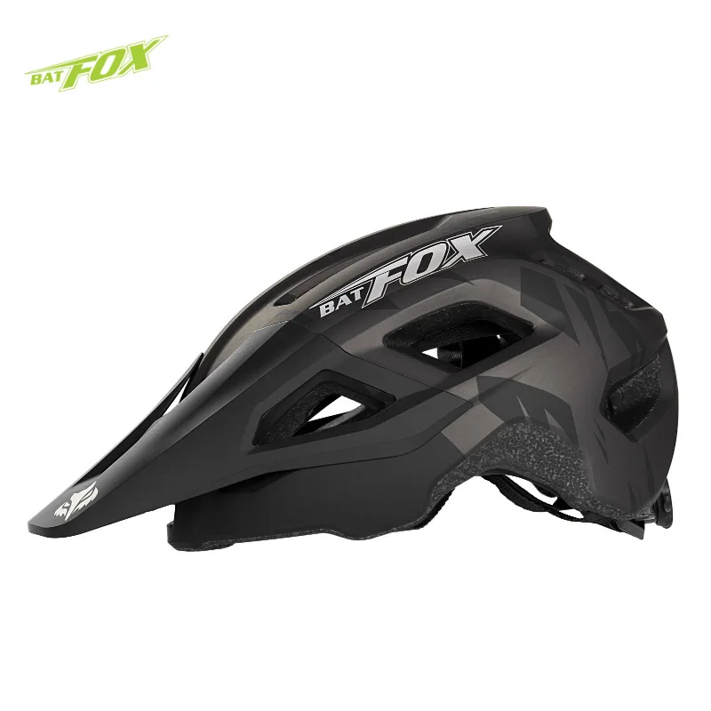 BATFOX Mountain Bike MTB Helmet Cycling Helmet Downhill XC Bicycle Road Ultralight Men Women Integrally-molded Casco Ciclismo