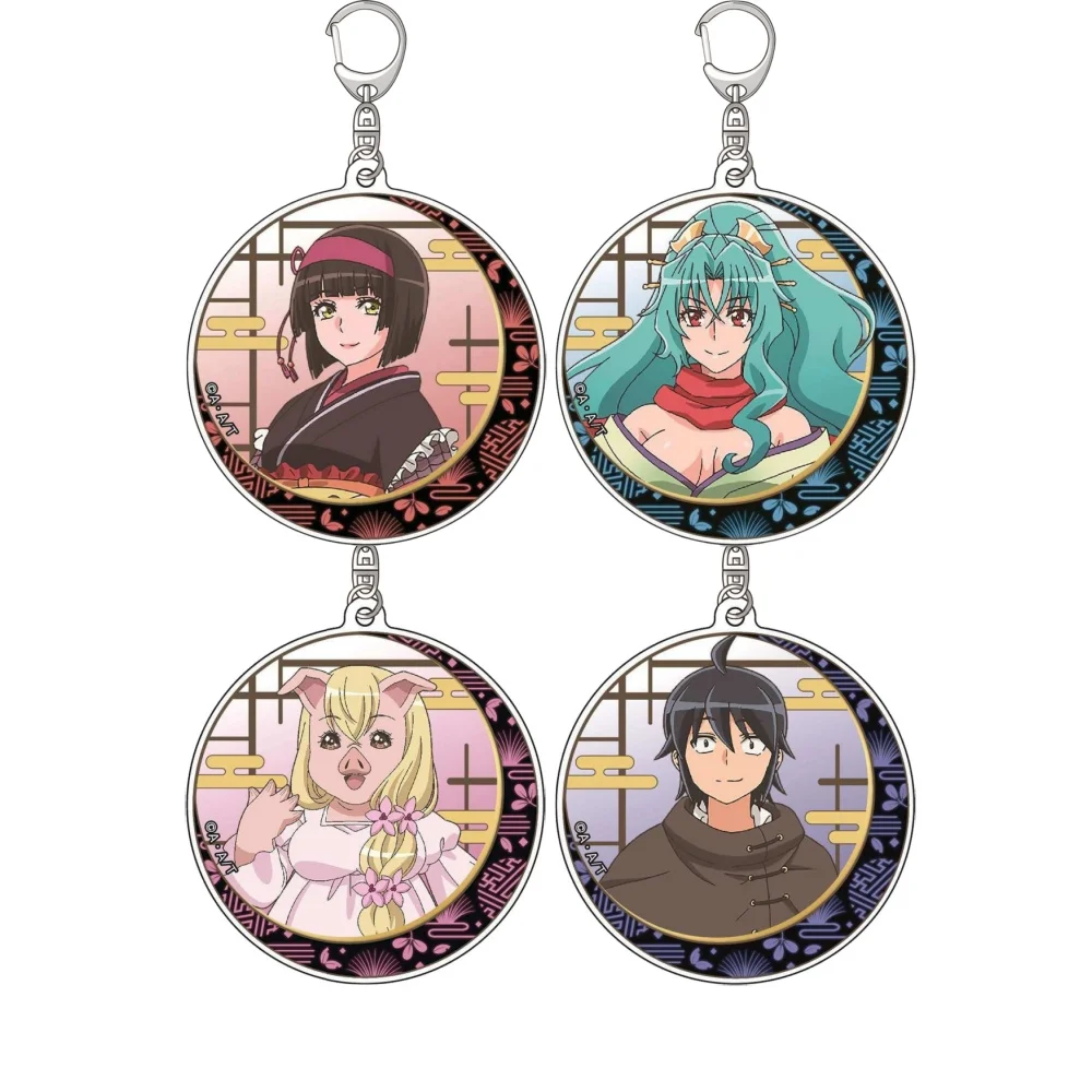 Anime Peripheral Store Tsukimichi: Moonlit Fantasy Tomoe Shiki Makoto Misumi Acrylic HD Figure keychain Fans Charm Gift About6cm