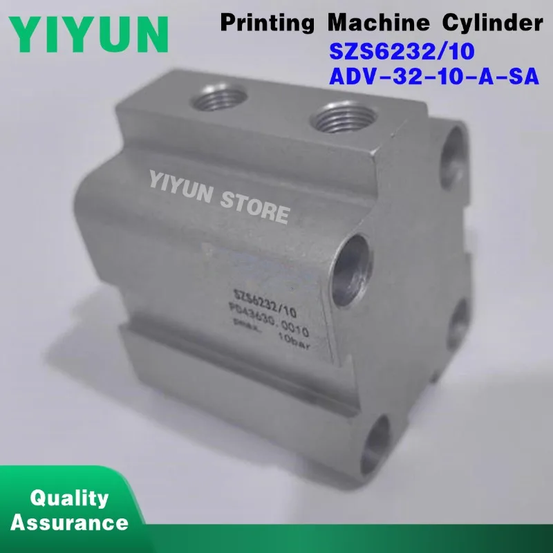 

SZS6232/10, ADV-32-10-A-SA, пневматический воздушный цилиндр, подходит для аксессуаров для печатных машин YIYUN Store