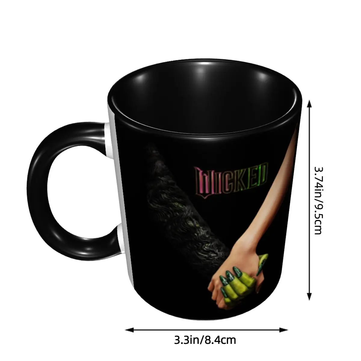 DIY Wickeds Musical Movie Ceramic Mug Personalized Coffee Cups Creative Gift