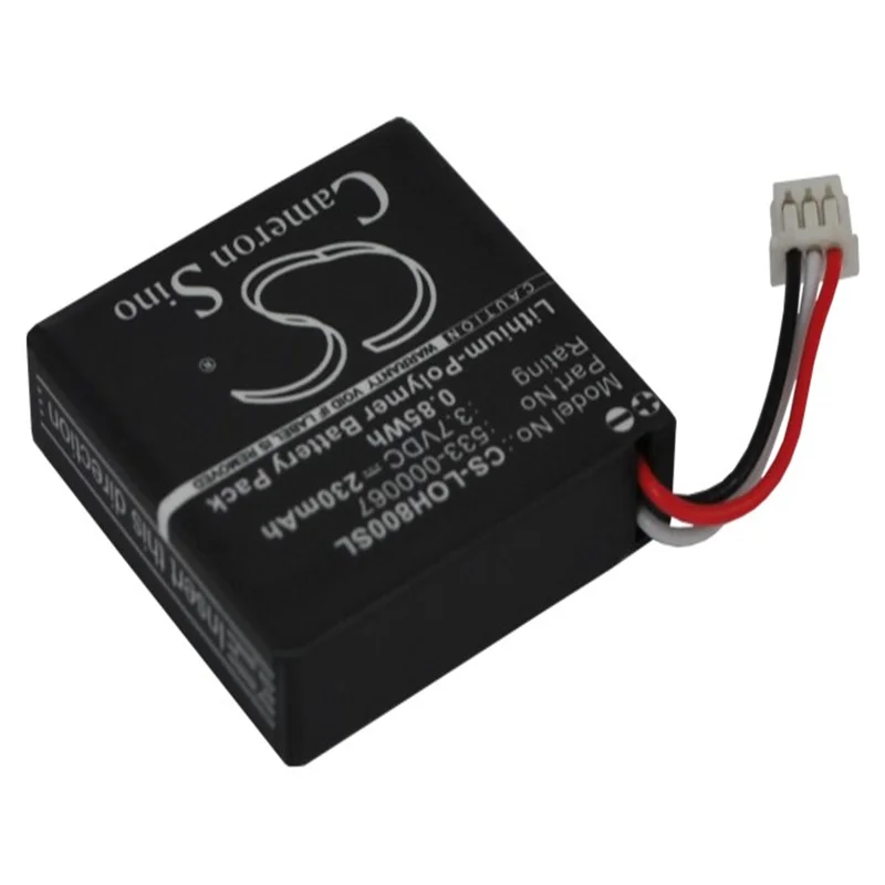 Li-Polymer battery for Wireless Headset,3.7V,230mAh,H800