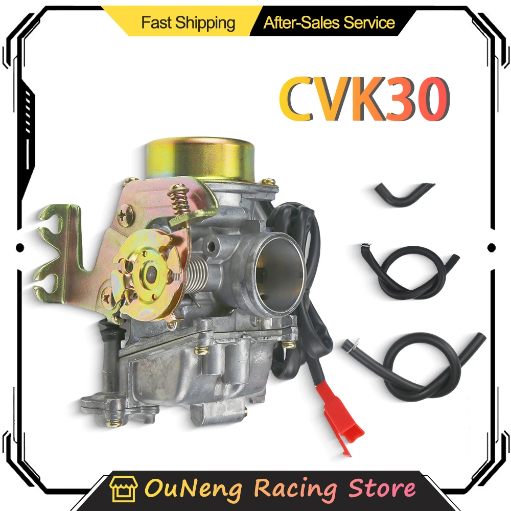 

30mm For CVK30 CVK 150cc 250cc GY6 150cc 200cc 250cc TANK 260 Dirt Pit Bike ATV UTV Scooter Carb Motorcycle Racing Carburetor