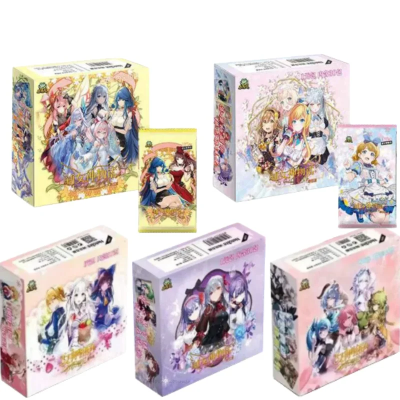 

Карты серии Goddess Story Mucha Deluxe Edition Коллекционные карты Красивая девушка Флэш-карты Аниме Периферийные устройства Праздничный подарок