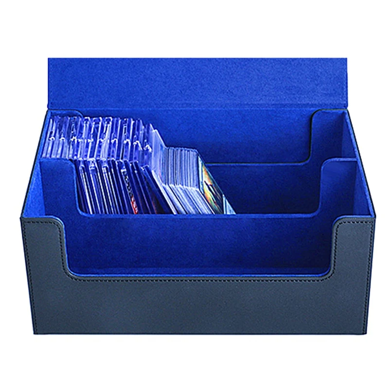 Multifunction Card Box Portable Card Case Organizer Storage Box Top Side-Loading Deck Case Game Cards Hobbies