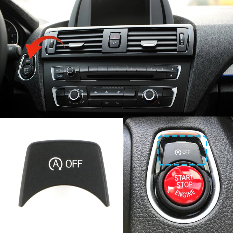 Car Start Stop Engine Switch Off Button Cover For BMW 1 2 3 4 5 6 7 Series F20 F22 F30 F34 F10 F11 F01 F02 F31 F36 F80 F07 F12