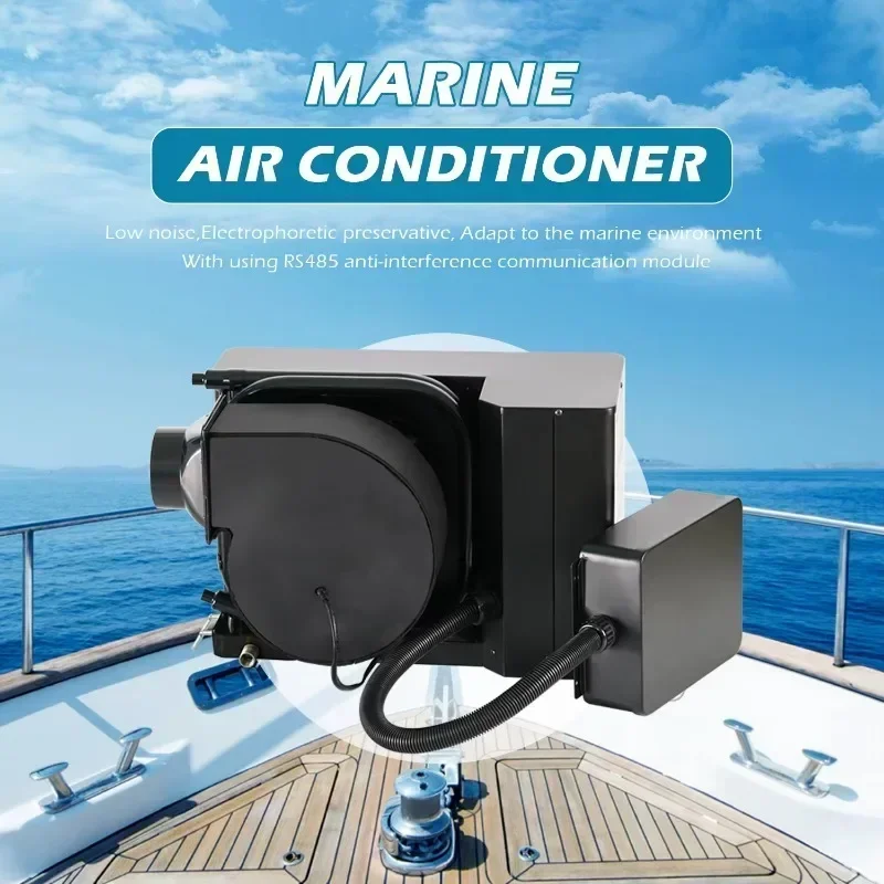 Marine Yacht Air Conditioning Fan Coil Unit 9000BTU-24000BTU Refrigeration Heat Exchange Direct Factory Sales for Boat Use
