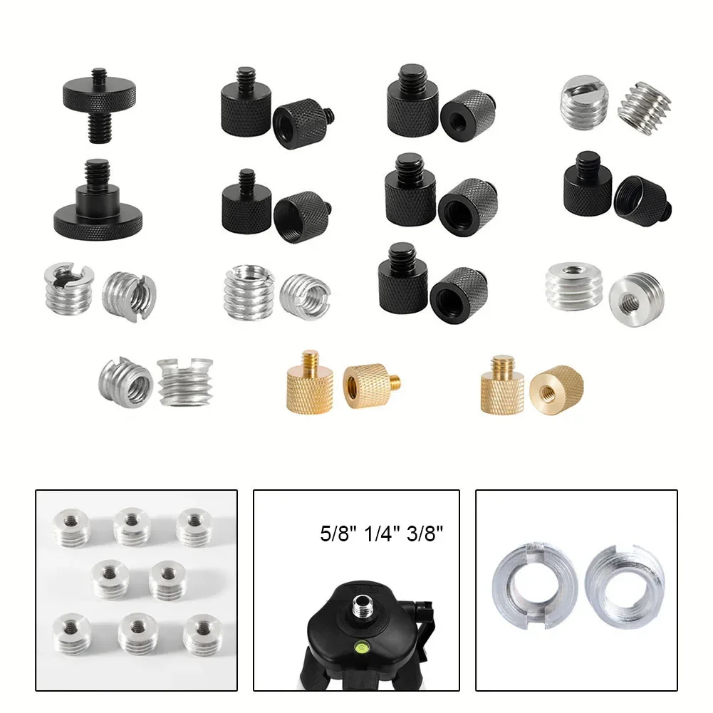 Aluminum Alloy Mount Adapter Mount Adapter Threaded Screw Studio Accessories Durable High Quality Studio Accessories