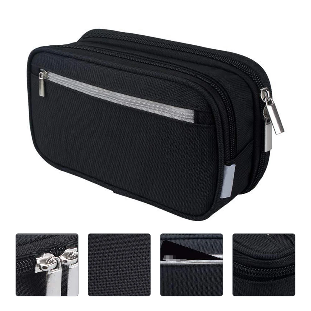 

Multi-layer Pencil Bag Large Capacity Pen Case Stationery Storage Pouch Practical Gift Choice Long Pencil Box