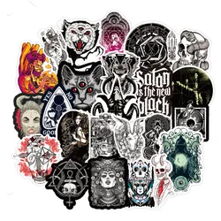 50/100Pcs INS Novelty Cartoon Punk Gothic Demon Ghost Stickers PVC Waterproof Stickers Decals For Kids Boys Girls Toys Gifts