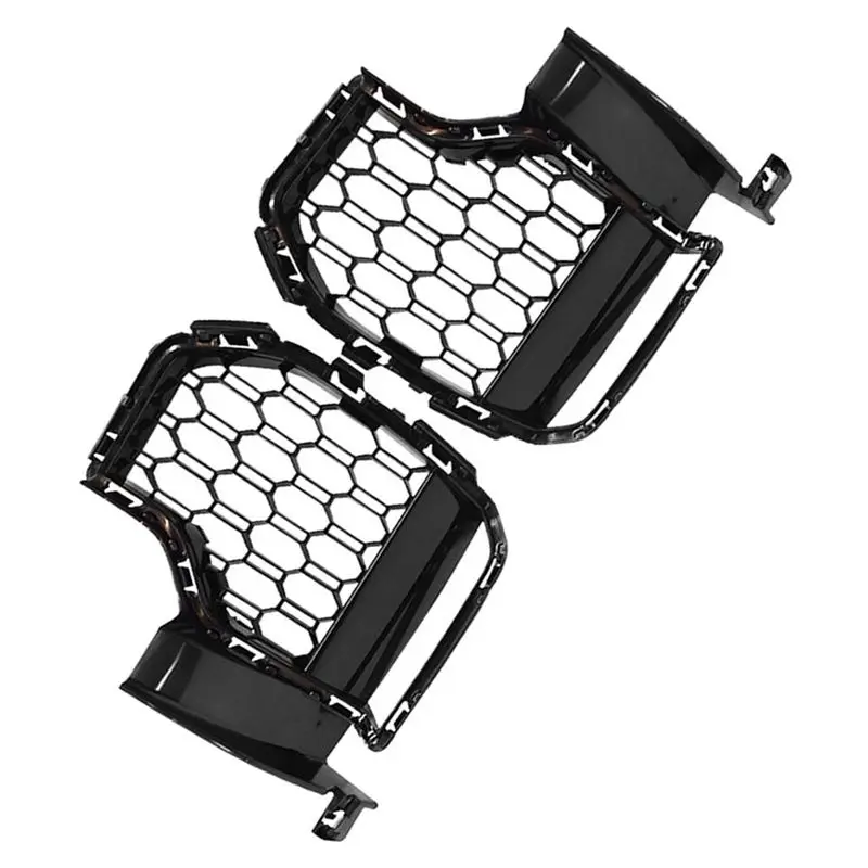 BHTS-For BMW G05 X5 M Sport 2018-2022, Left Side Front Bumper Open Grille Cover 51118069209, Fog Lamp Lights Grille Frame