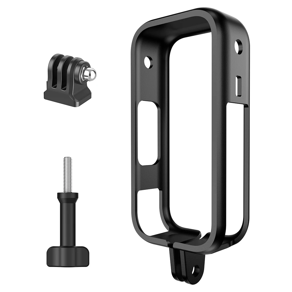 Für Insta360 X6 Schutzzubehör Aluminiumlegierungs-Käfig Silikonhülle Gehärtetes Glas Objektiv- und Bildschirmschutz für Vlog – Detail 8