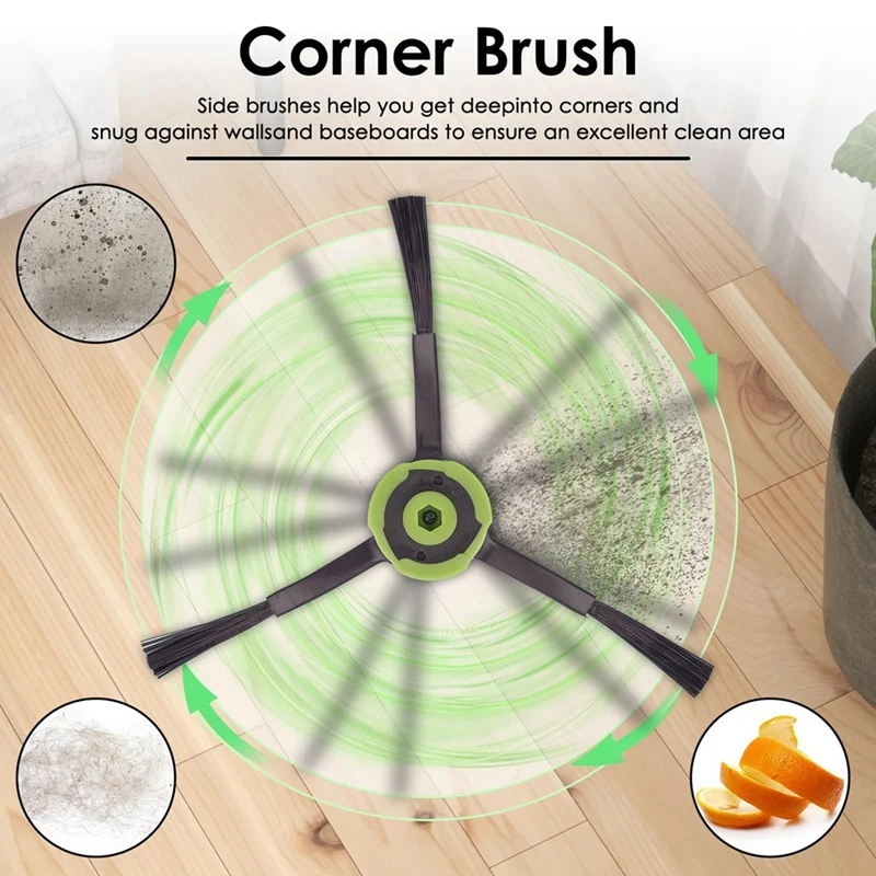 Dust Bag Drum Side Brush Set for Combo J7+/ Combo J9+ Robot Vacuum Cleaner Accessories-A56M