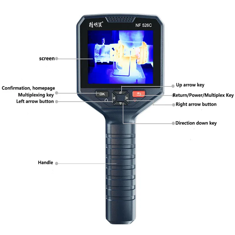 

NF-526C handheld infrared thermal imager thermal imager leakage detection industrial temperature measuring instrument