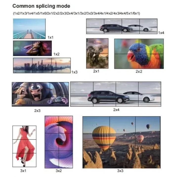 الاستخدام المنزلي 4K 3x3 HD فيديو جهاز الربط تحكم 1-Way المدخلات 9-Way الناتج الخائن محولات عالية الوضوح التلفزيون الربط #6