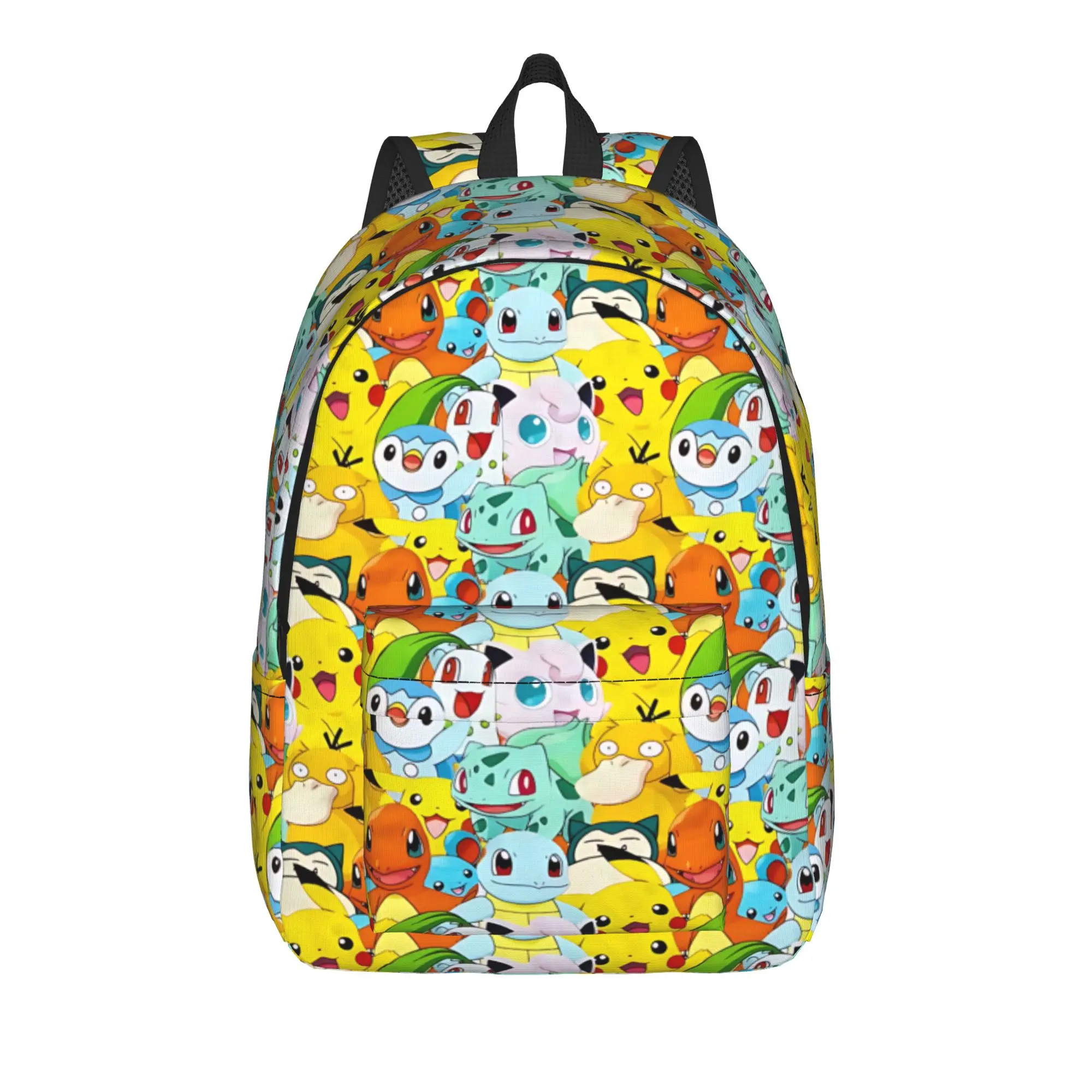 Fashion Cartoon Pokemon Theme Backpack  Mochilas Dual-Use School Large Capacity Rucksack