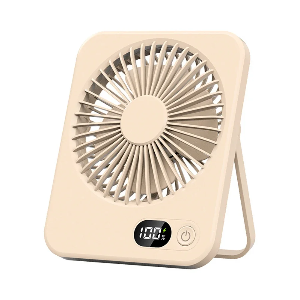 Portable Desktop Fan Adjustable Speed Air Circulator Air Circulator Plastic Thin Body Design Five Speed Adjustable