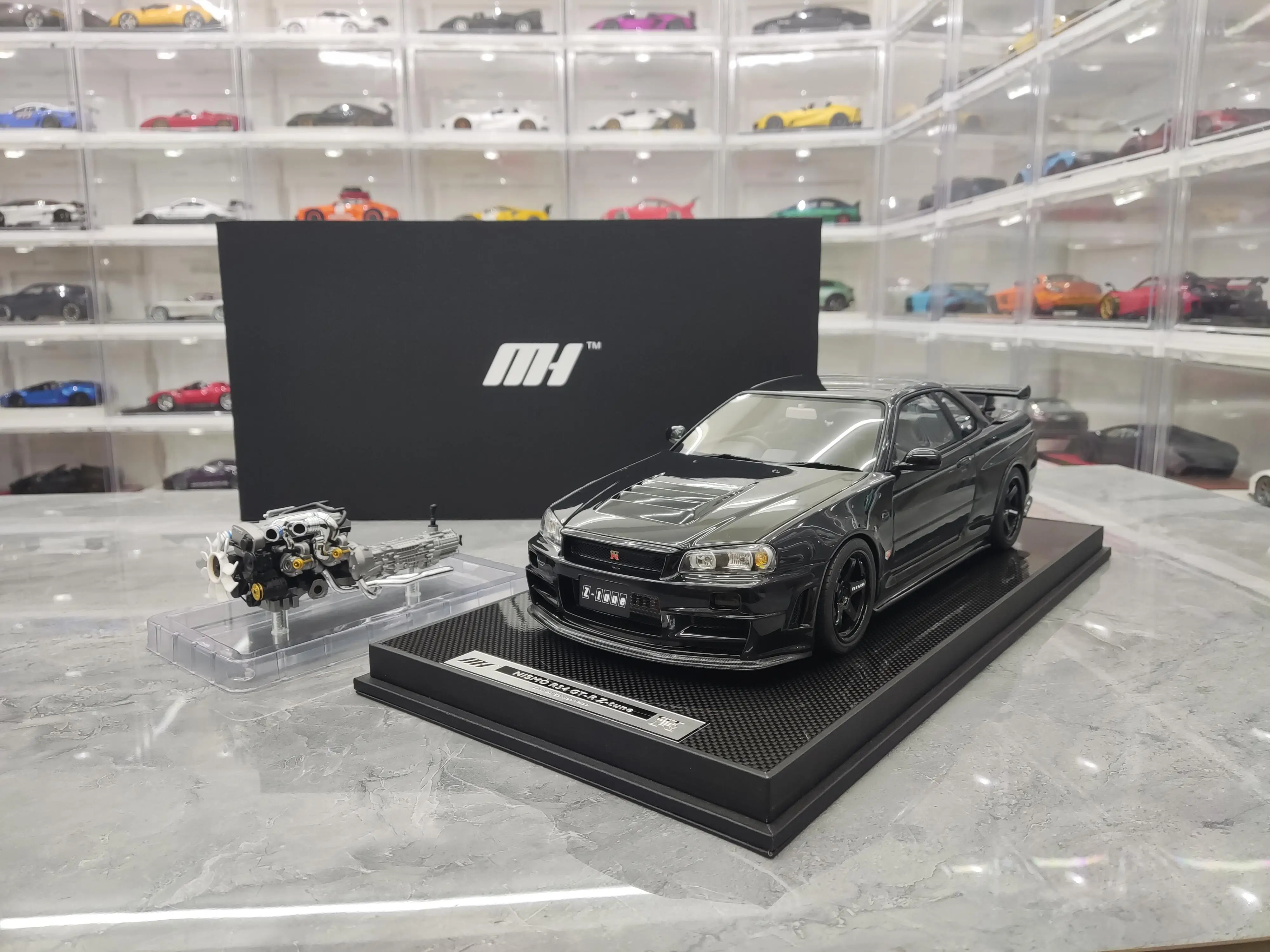 MH Motorhelix 1:12 R34 Z-tune JDM Limited to 50 Pieces Simulation Resin Static Car Model Toys Gift