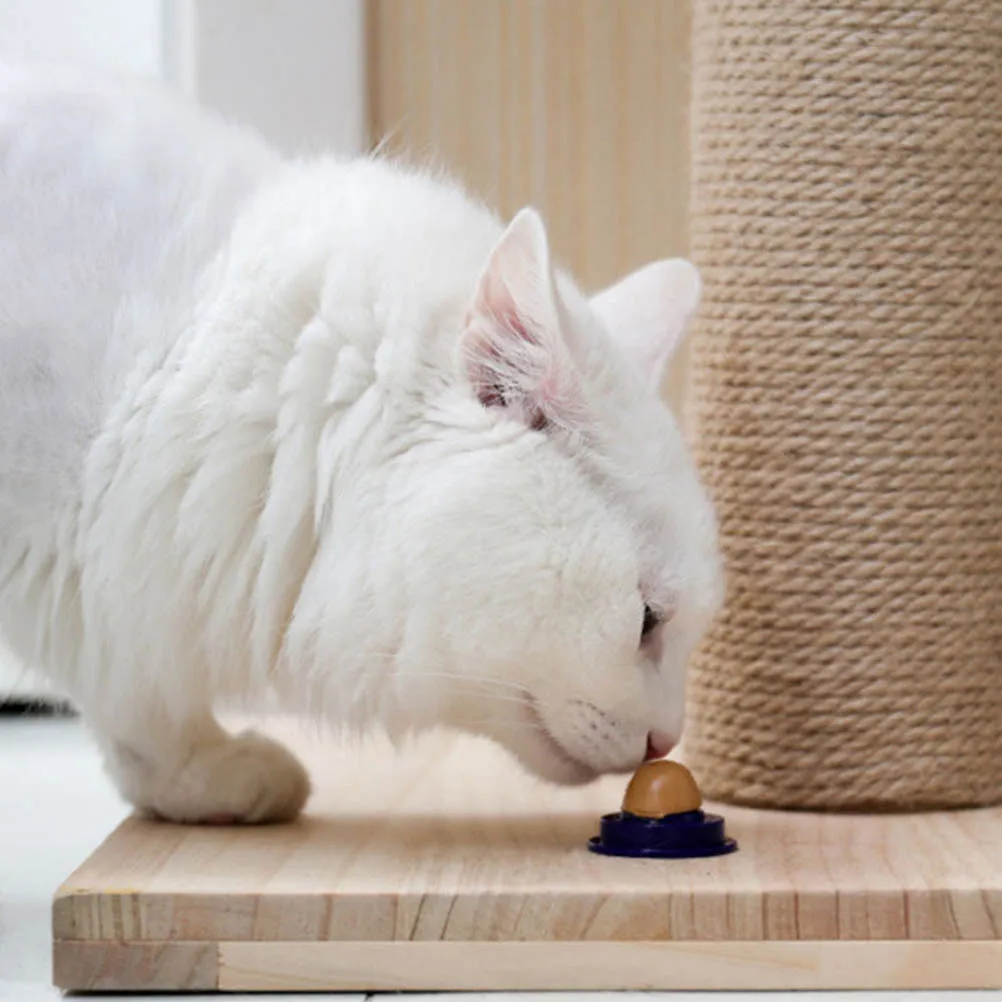 

3Pcs Cat Catnip Edible Mint Ball Snack Licking Treat Appetite Booster Dental Cleaning Cat Candy Pet Catnip