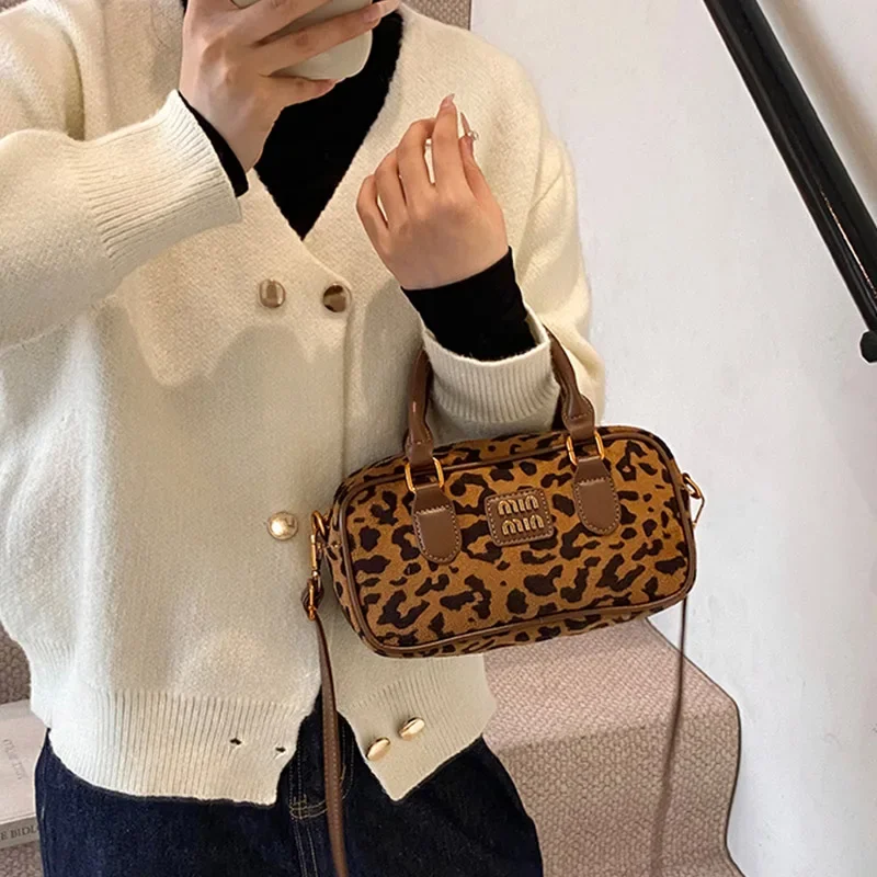 

2025 Leopard Print Hobo Bag, Multi-Functional Crossbody & Shoulder Purse for Women, Phone Organizer Satchel Tote, Bag for Women
