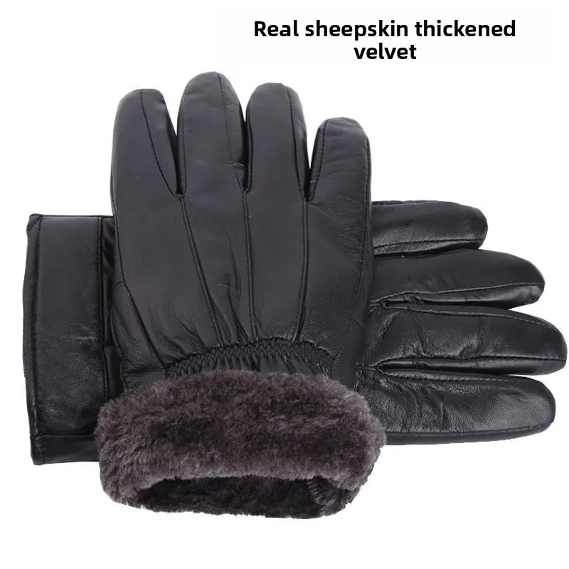 Leather Gloves All Season, Fleece Lined Winter Riding, Genuine Leather Thermal, Wholesale Supply, Fleece Lined Motorcycle Best