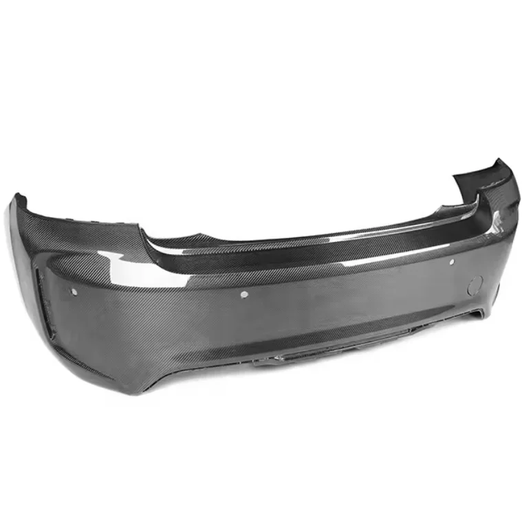 Real Dry Carbon Fiber Rear Bumper For BMWs M2/M2C F87 2014-2021 BodyKit  