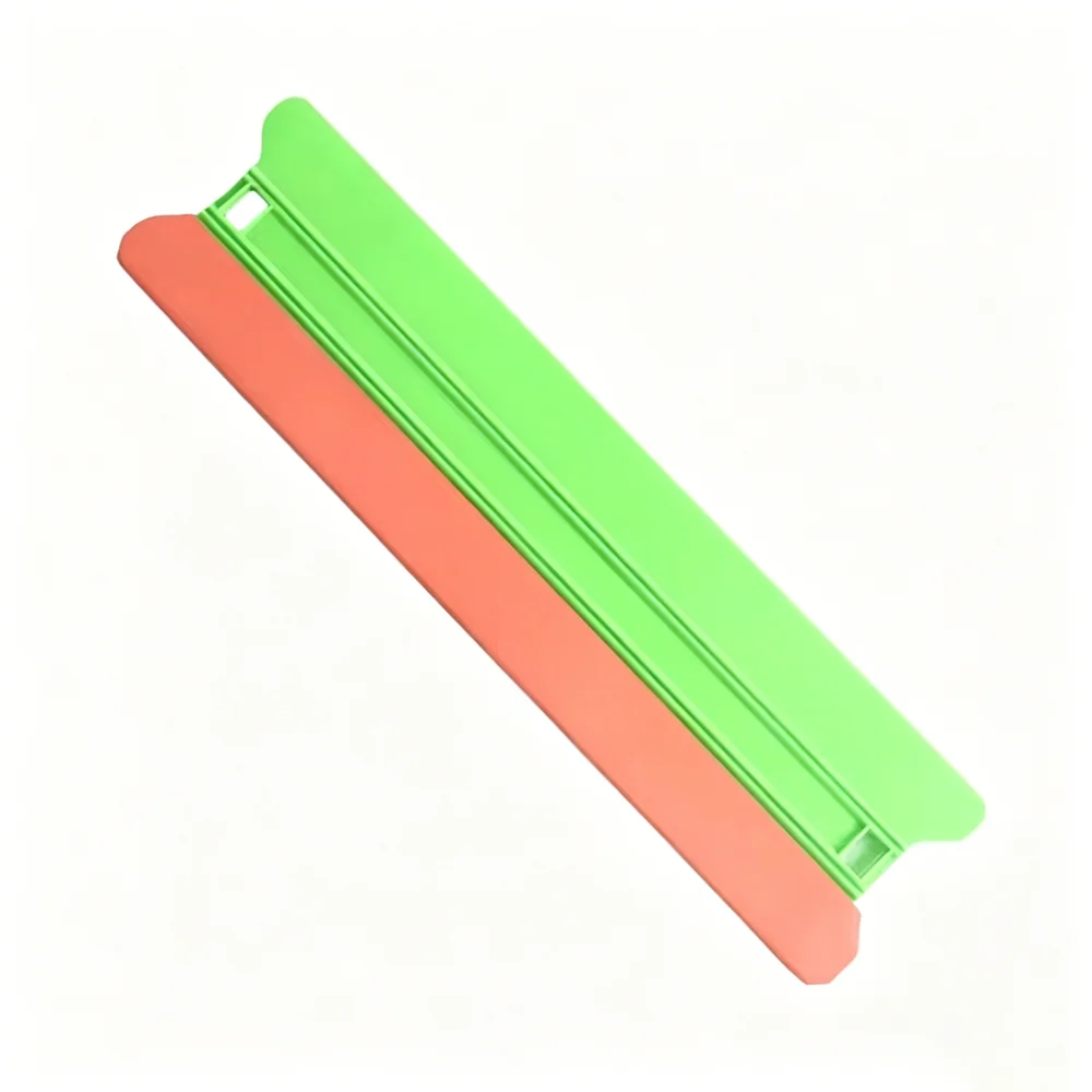 2 Pcs/Lot High Quality 21cm Green PP Bigger Size Squeegee Airfoil Shaped Long Scraper Car Body & Window Film Sticking Tool