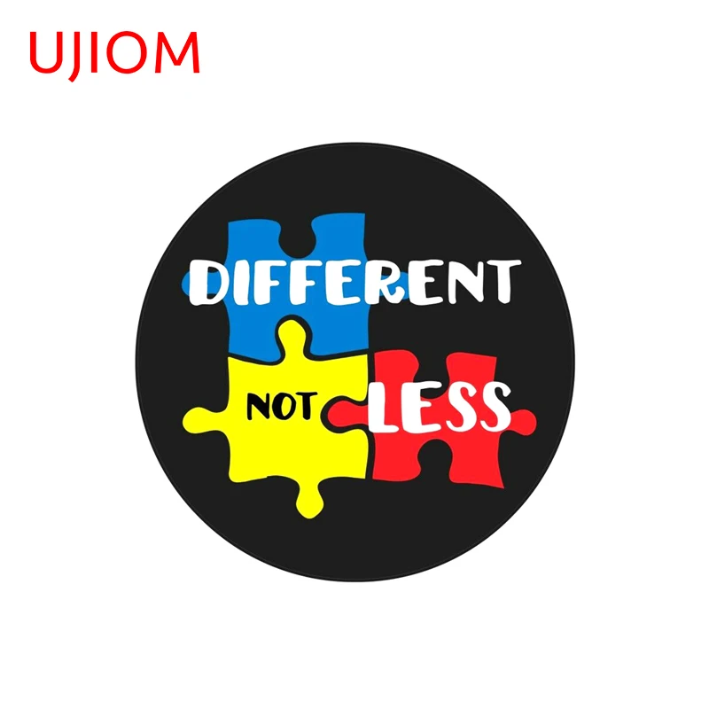 UJIOM Celebrate Neurodiversity Neon Brain Autism Wall Sticker Attractive Chic Waterproof Decal Edgy Wallpaper Home Decor