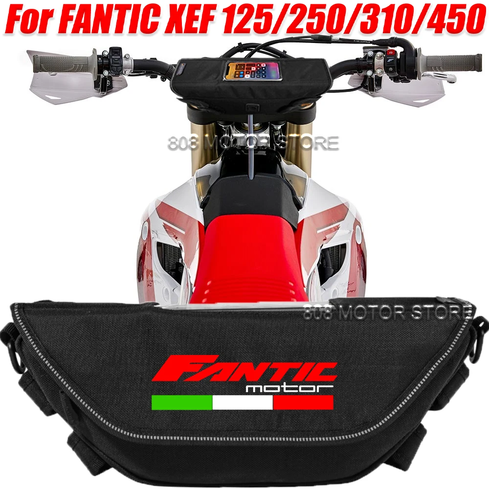 For Fantic XEF 125 250 310 450 Motorcycle Accessories Tools Bag Waterproof and Dustproof Convenient Travel Handlebar Bag