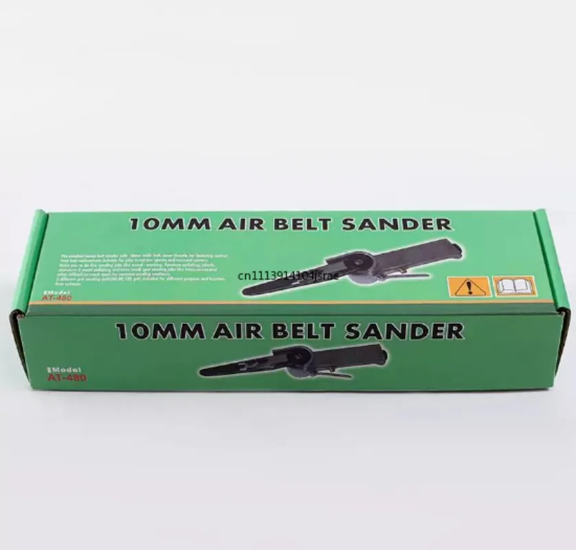 For 10mm Industrial Pneumatic Belt Sander Air Grinding Polishing Machine For Workshop Surface Finishing