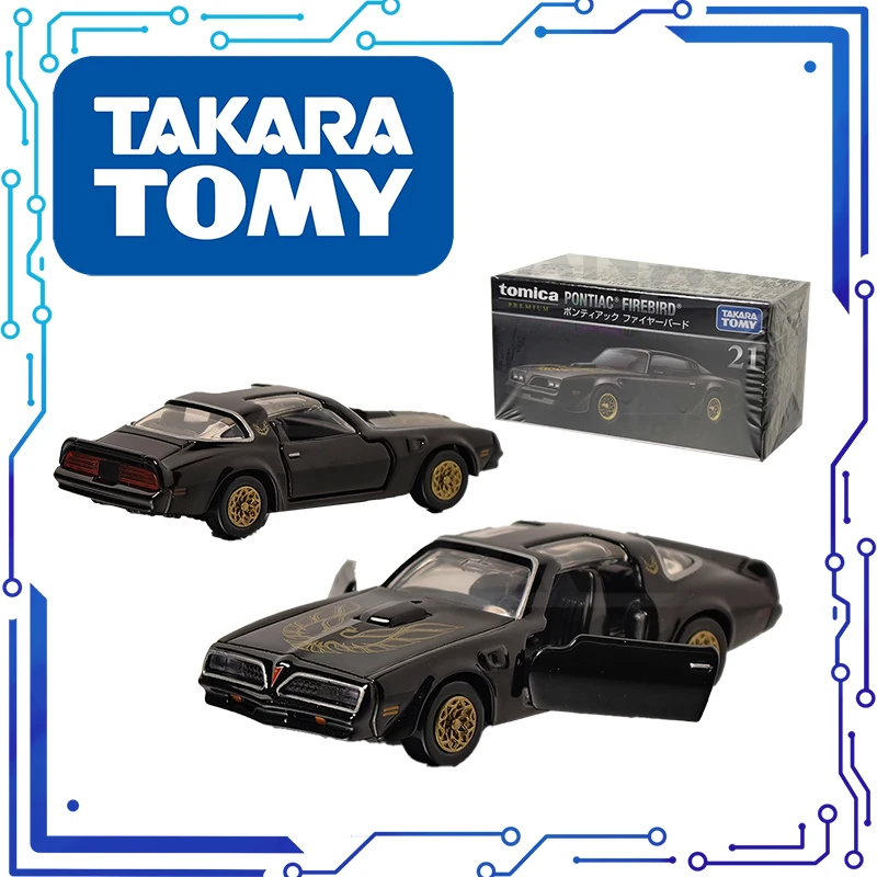 10CM TOMY Pontiac Fire Bird 64/1 TP21 Alloy Car TOMICA  Toy Vehicle Diecast Metal Model Children Present Decoration Original