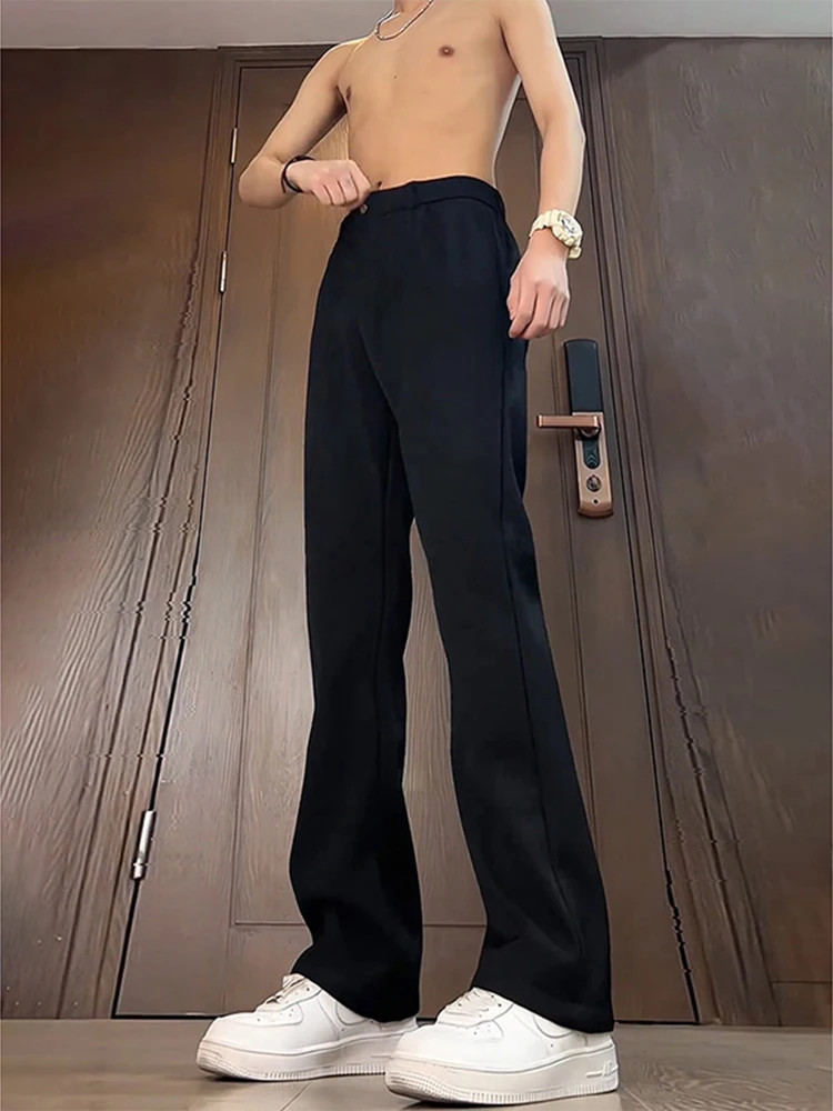 

Мужские повседневные брюки Cleanfit Bla: модные молодежные брюки с высокой талией, прямые, длинные, для весны и осени