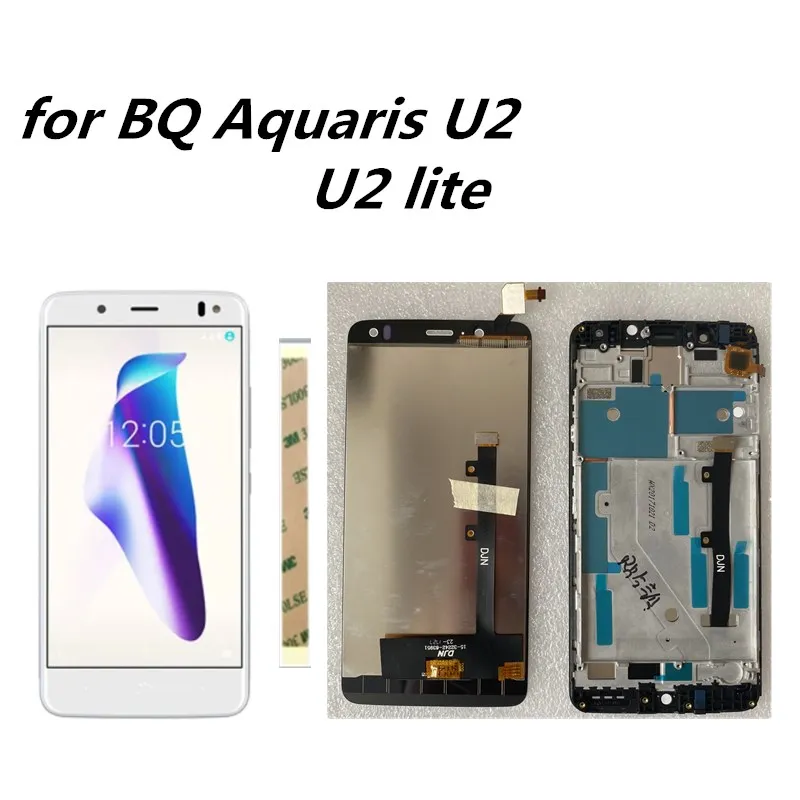 5.2inch For BQ Aquaris U2 u2lite LCD Assembly Display + Touch Screen Panel Replacement for BQ Aquaris U2 lite Cell Phone