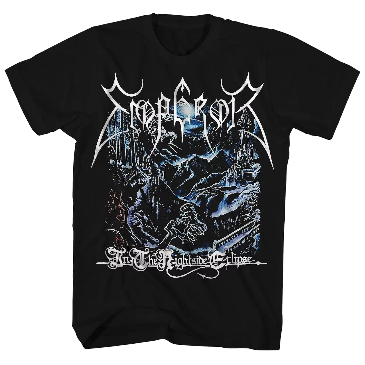 

1991 Emperor Print T-shirt Men Women 100%Cotton Hip Hop Oversized Tshirt Black Metal Rock Dark American Retro T Shirt Streetwear