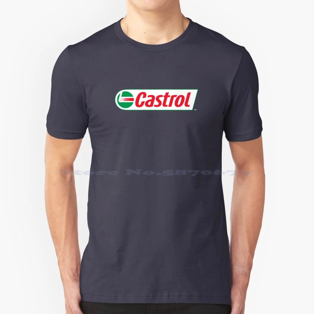 Castrol Oil Logo T Shirt 100% Cotton Tee Castrol Logo Castrol Oil Castrol Gas Castrol Automotive Castrol Petrolium Castrol