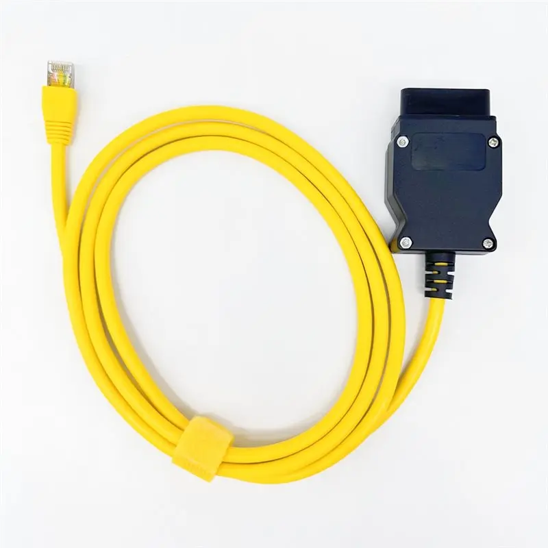 A25P High Quality For BMW Enet Ethernet ENET ICOM Code Cable(2Pcs) For F OBD2 Diagnostic Tools OBDII Adapters Data